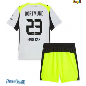 Borussia Dortmund Emre Can #23 Echipament de Fotbal Replică 2025-26 Copii Deplasare (+ Șorturi)